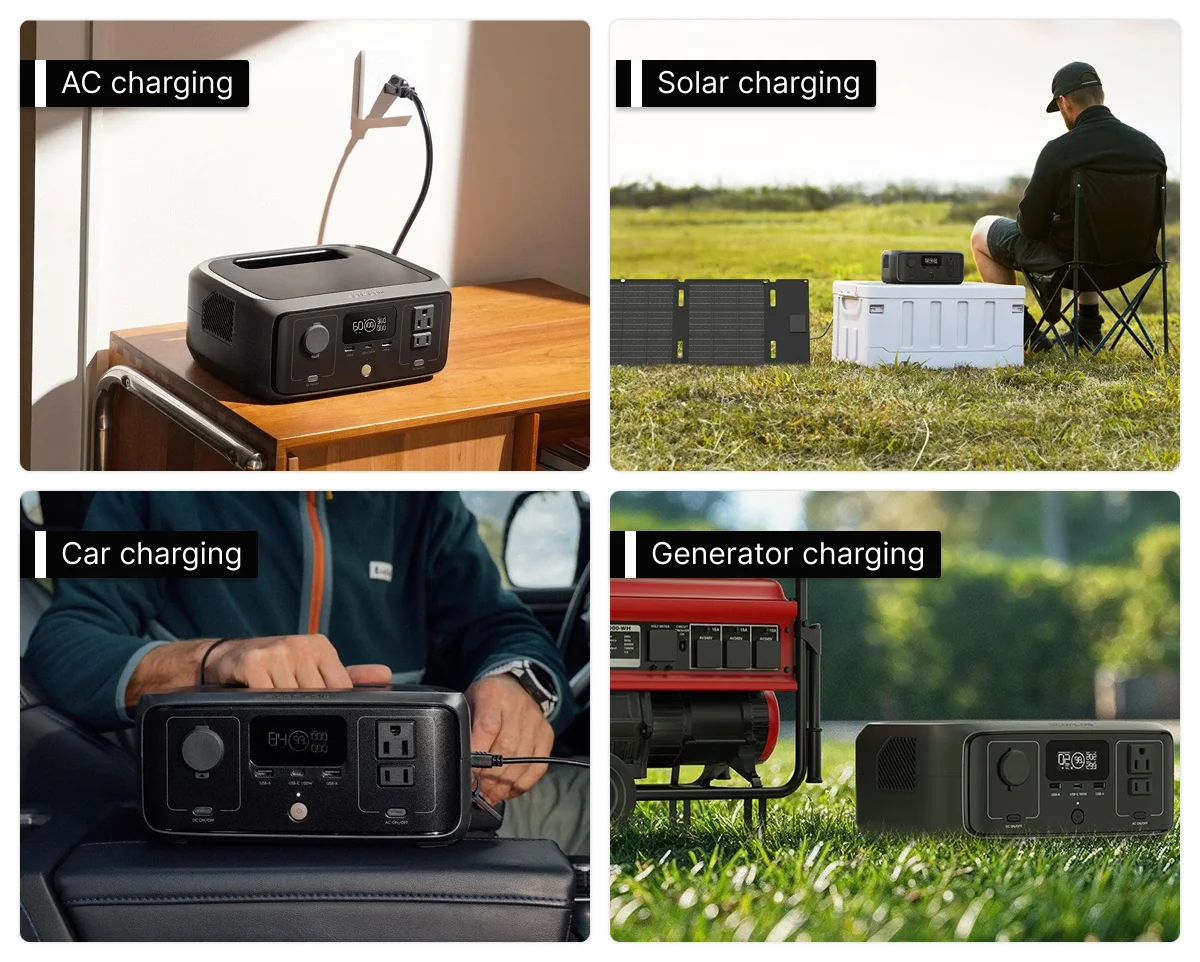 ecoflow river 3 charging methods
