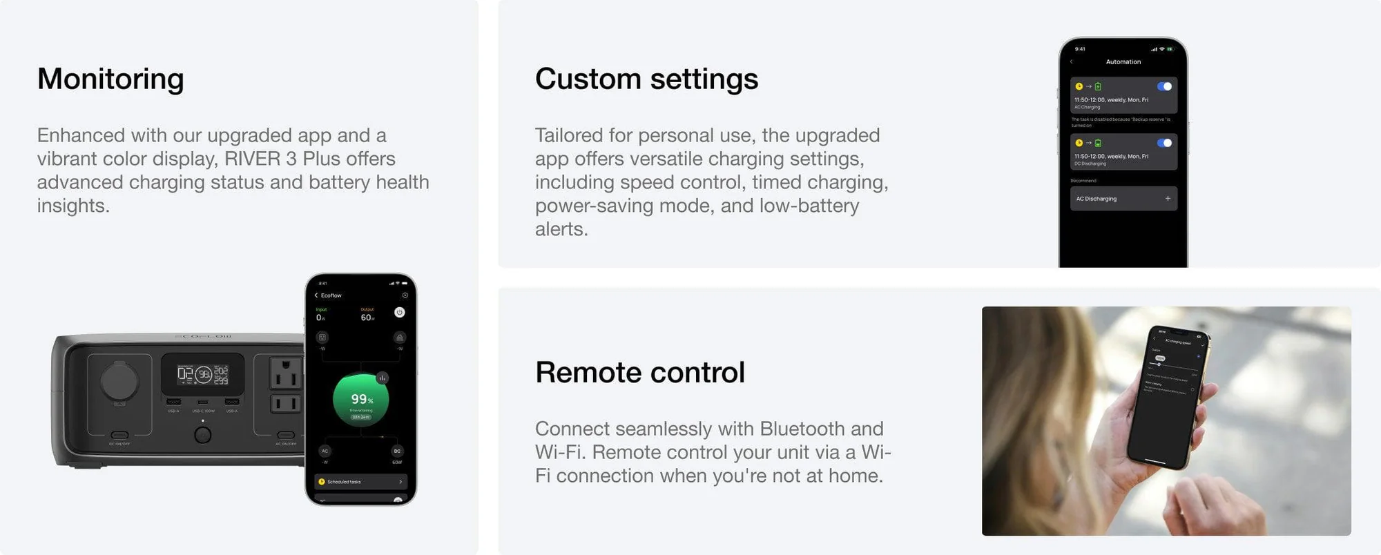 ecoflow river 3 smart app control system
