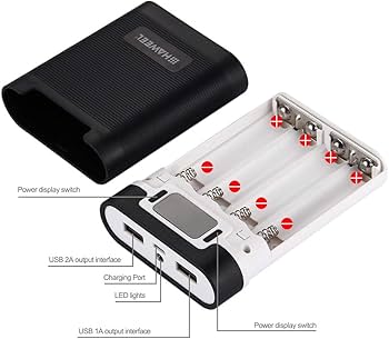 HAWEEL DIY 4*18650 Battery Charging Case and Power Bank in Bangladesh