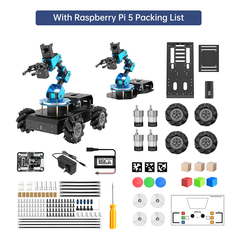Hiwonder ArmPi Pro Raspberry Pi 5 ROS Robotic Arm Developer Kit in Bangladesh