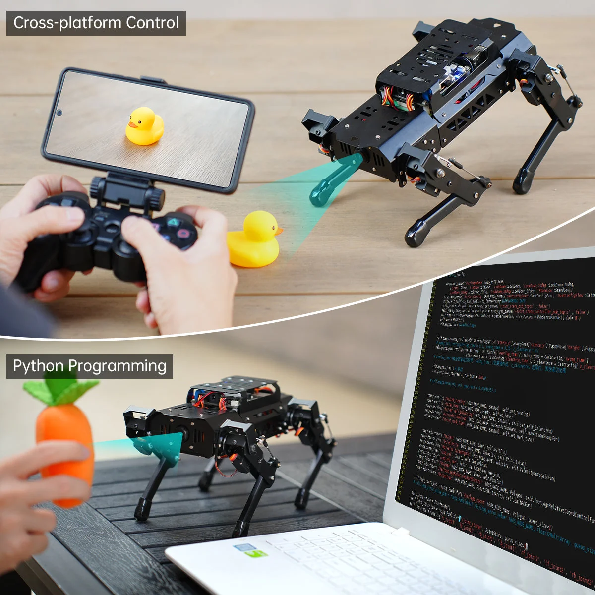PuppyPi Hiwonder Quadruped Robot with AI Vision Powered by Raspberry Pi  in Bangladesh