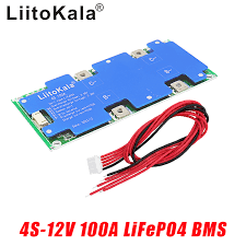 LiitoKala 4S 12V 100A Lifepo4 BMS Battery protection Board
