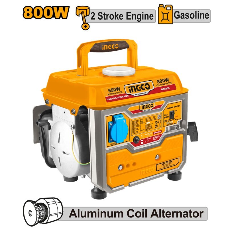 INGCO GE8002 800W Gasoline generator With 2 stroke Engine in Bangladesh