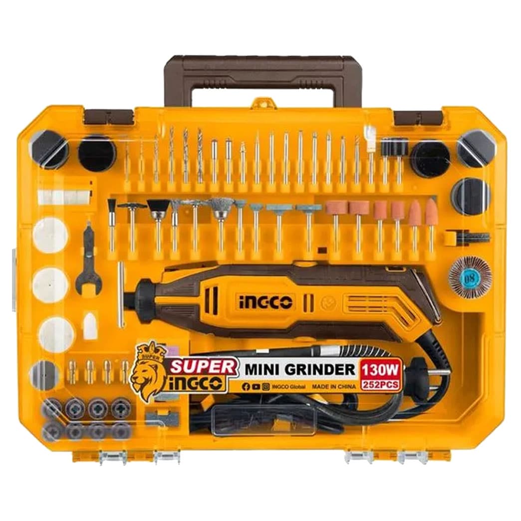 INGCO MG133281 Mini Die Grinder 130w 252PCS Set in Bangladesh