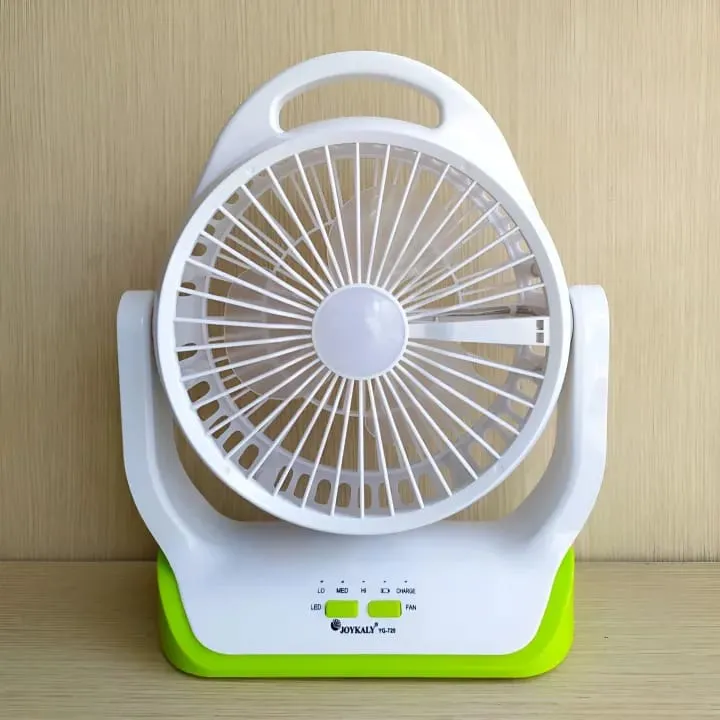 Joykaly YG 729 Rechargeable AC DC Fan With LED Light in Bangladesh