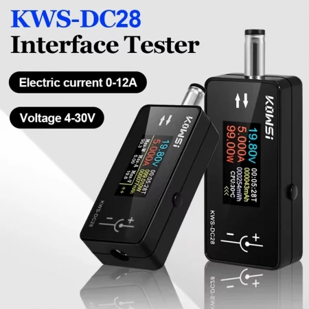 DC Power Meter Interfaces Voltage Current KWS DC28 in Bangladesh