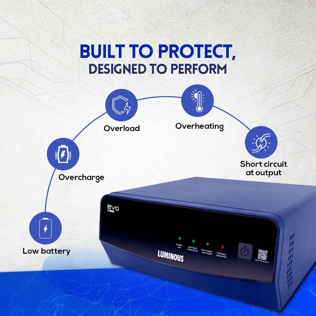 Luminous EVO D 1050 900VA IPS Inverter in Bangladesh