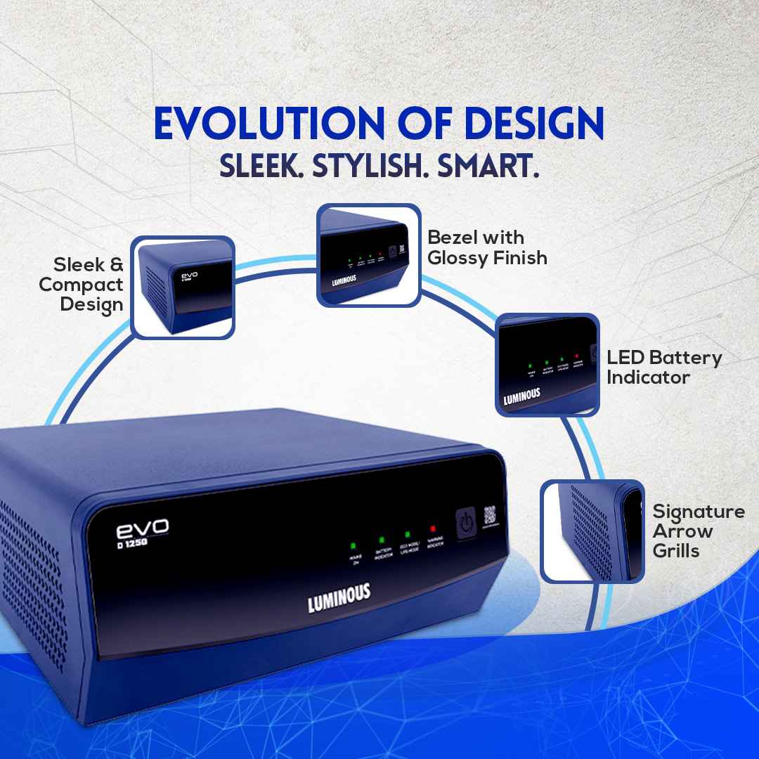 Luminous EVO D 1250 1100VA IPS Inverter in Bangladesh