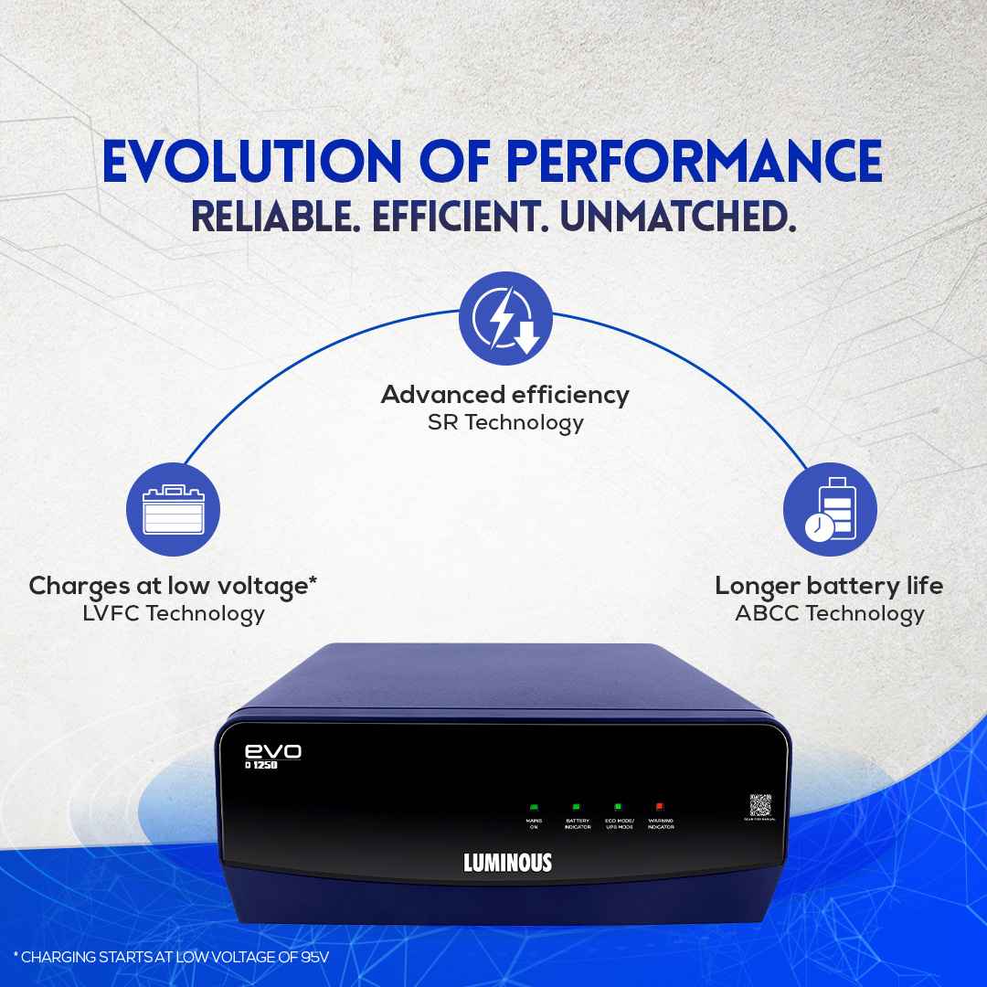 Luminous EVO D 1250 1100VA IPS Inverter in Bangladesh