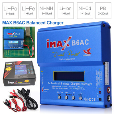 IMAX B6 AC Charger Discharger 1 to 6 Cells Dual Power 80W in Bangladesh