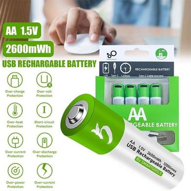 SmarToools AA 2600mWh Rechargeable Battery USB Type C in Bangladesh