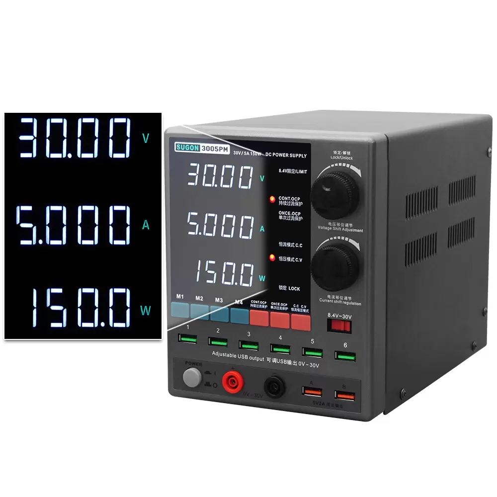 Sugon 3005PM High Precision Adjustable Switching DC Power Supply 30V 5A 150W in Bangladesh