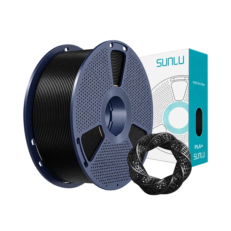SUNLU PLA+ Black 3D Printer Filament 1.75mm 1kg