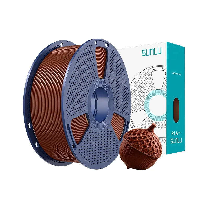SUNLU PLA+ Coffee Brown 3D Printer Filament 1.75mm 1kg
