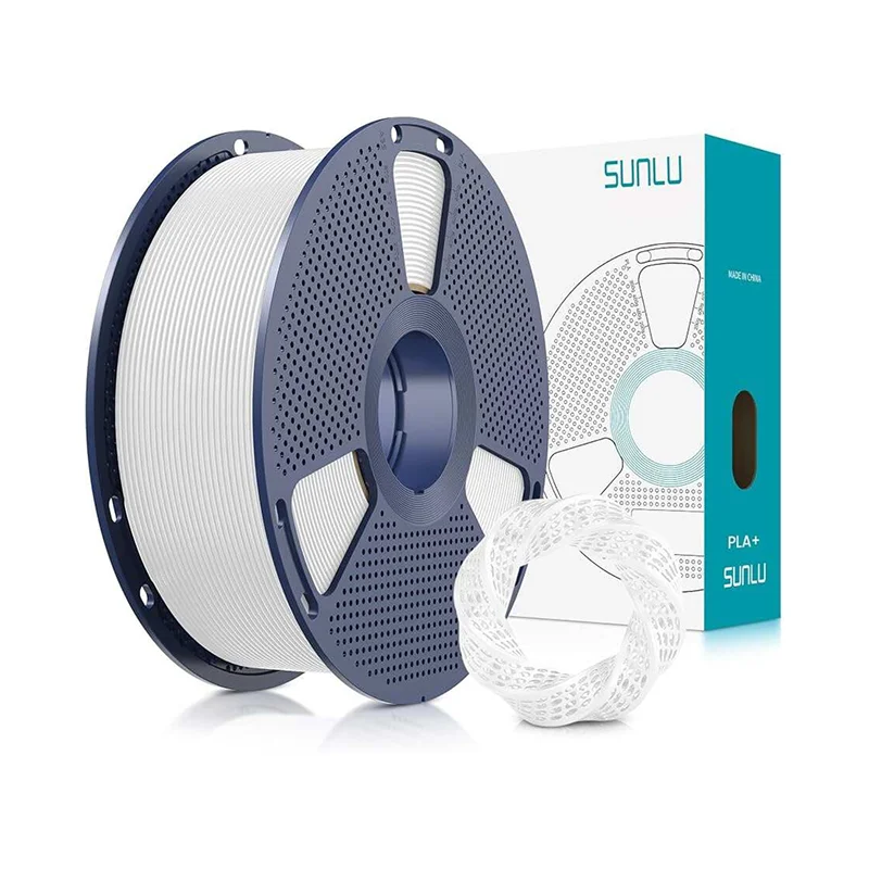 SUNLU PLA+ White 3D Printer Filament 1.75mm 1kg