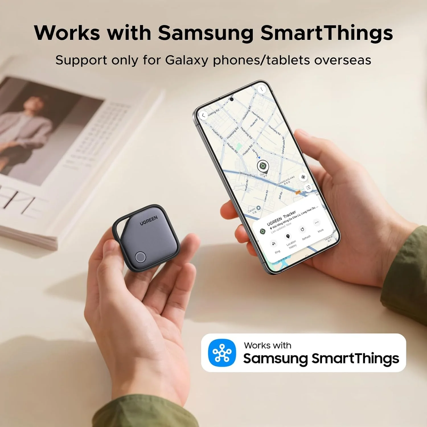 UGREEN CM829 Tracker Works With Samsung SmartThings Only in Bangladesh