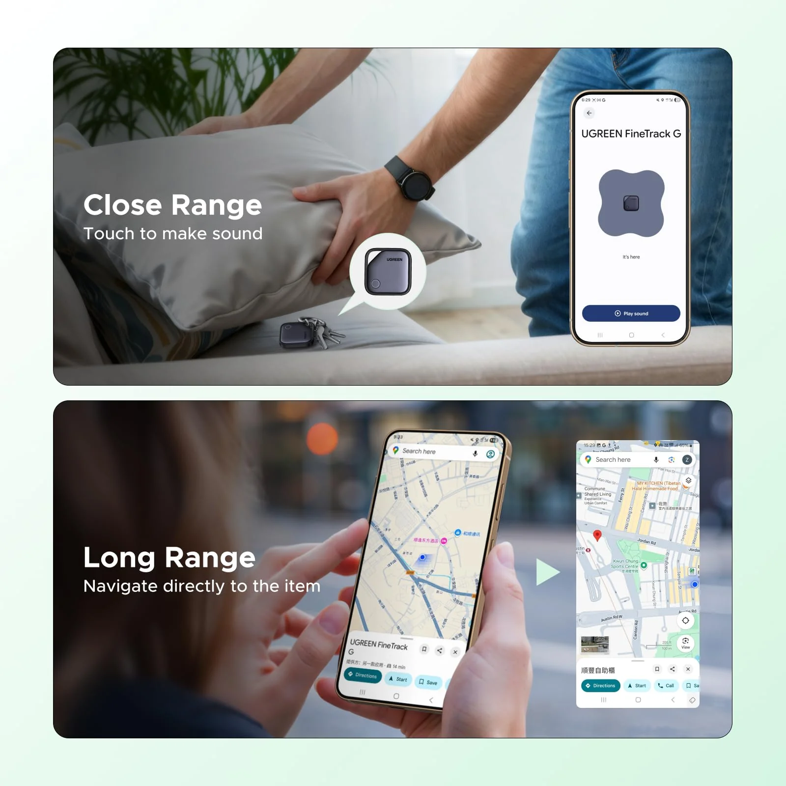 UGREEN FineTrack G with Google Find Hub Android Tracker in Bangladesh