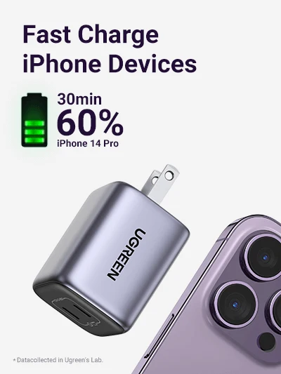 UGREEN Nexode 45W Dual USB-C GaN Fast Charger Adapter in Bangladesh