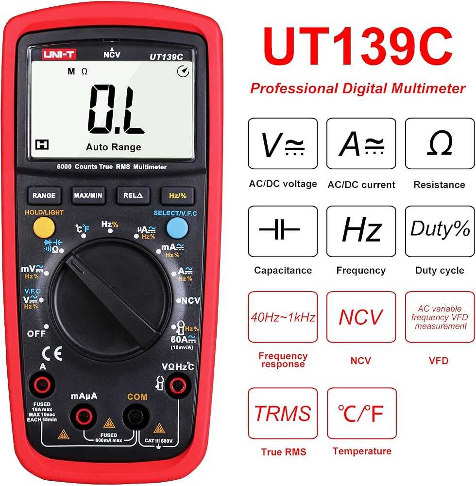 UNI T UT139C True RMS Digital Multimeter in Bangladesh