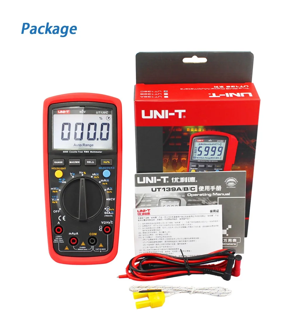 UNI T UT139C True RMS Digital Multimeter in Bangladesh