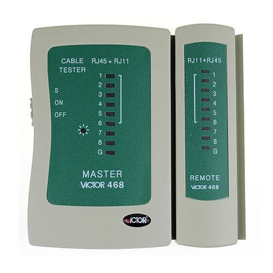 Victor 468 Network LAN Cable Tester Wire Line Finder RJ45 RJ11 RJ12