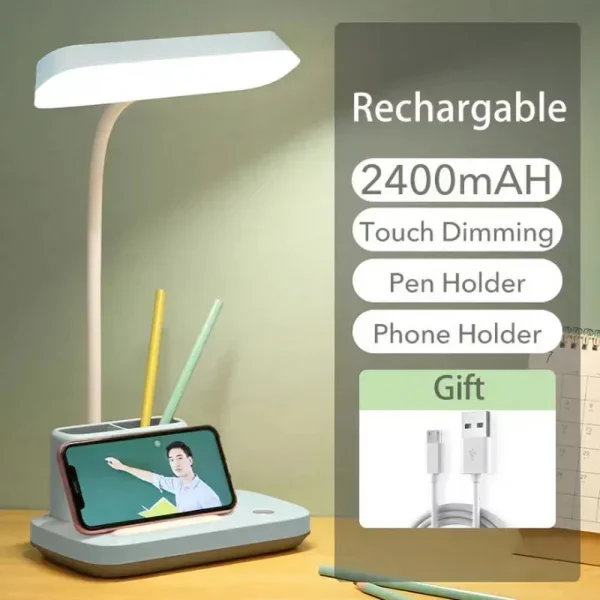 YAGE YG T031C Rechargeable Reading Desk Lamp With Pen Holder in Bangladesh
